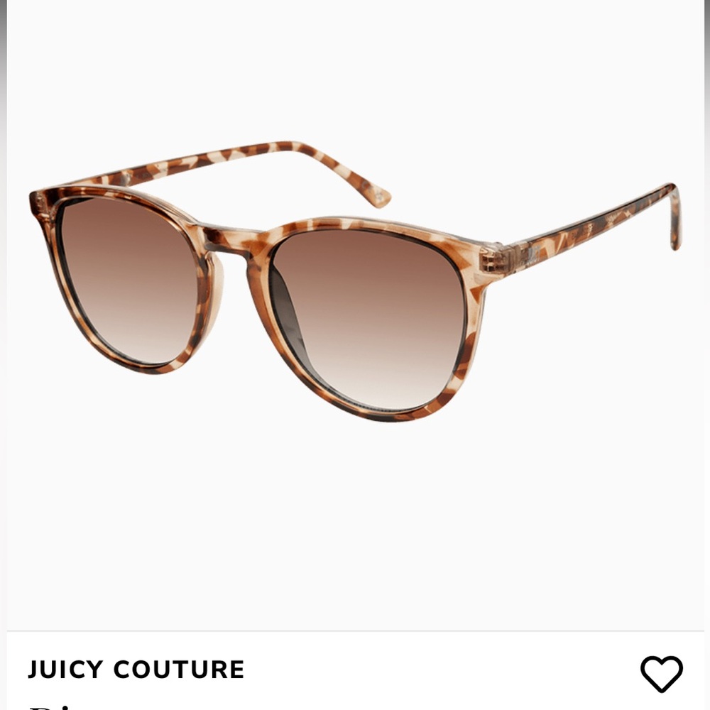 New Juicy Couture Dino tortoise sunglasses